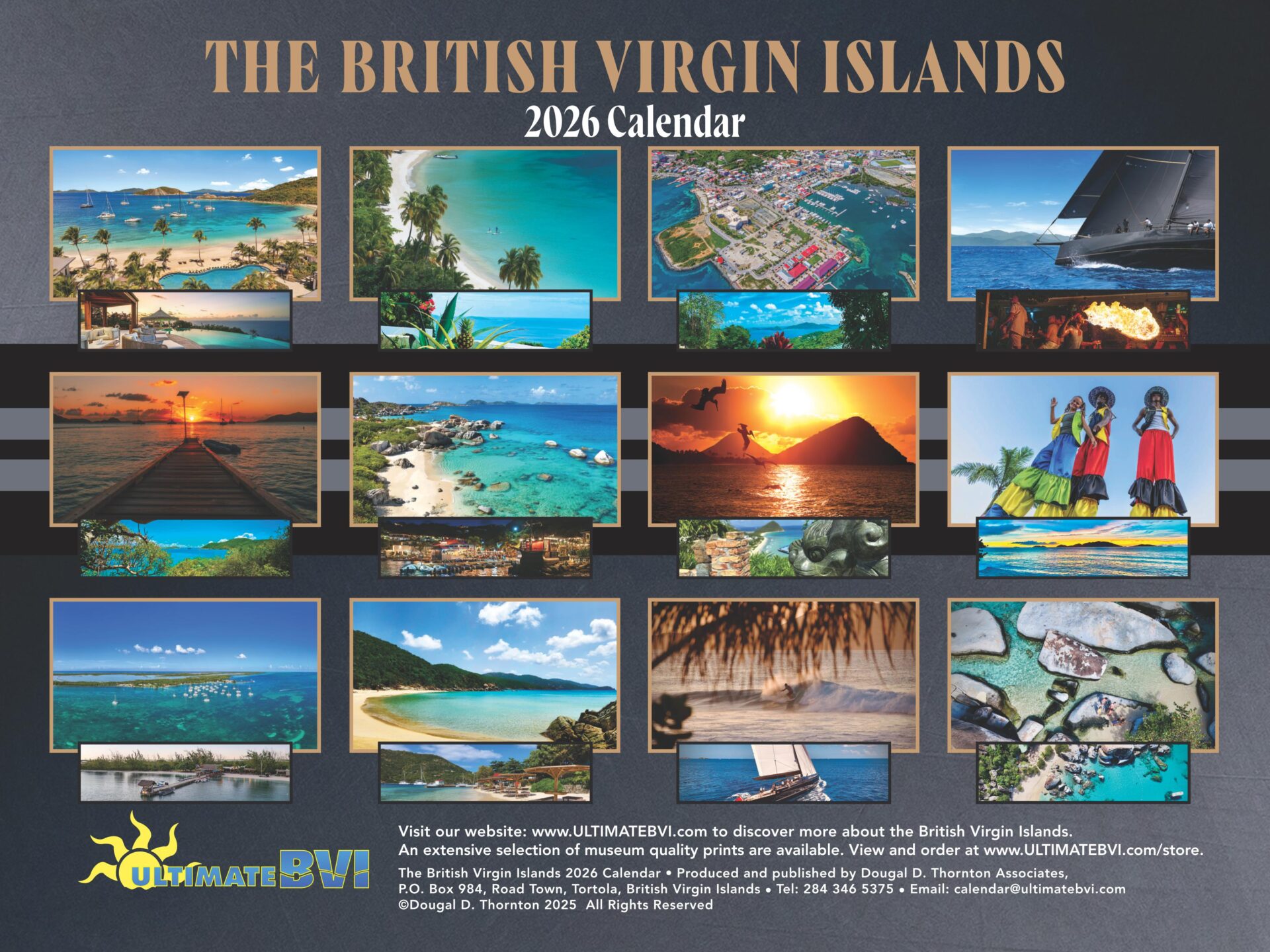 the 2026 british virgin islands calendar