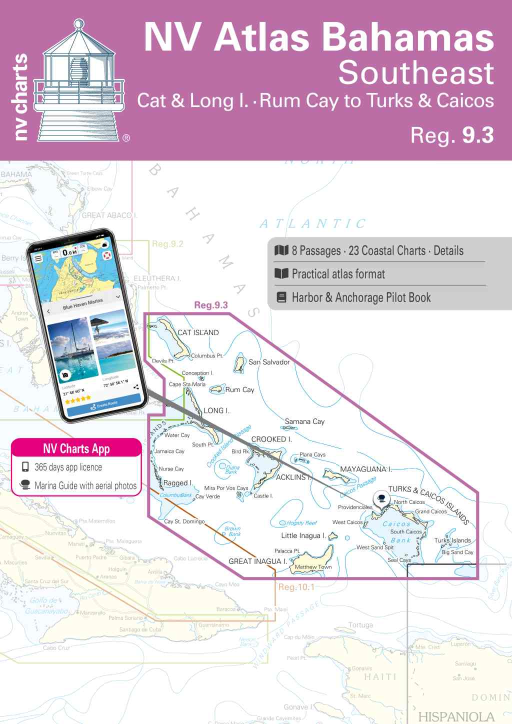 NV Charts 9.3 Bahamas SE 2022-2023