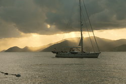 Showers over the Channel