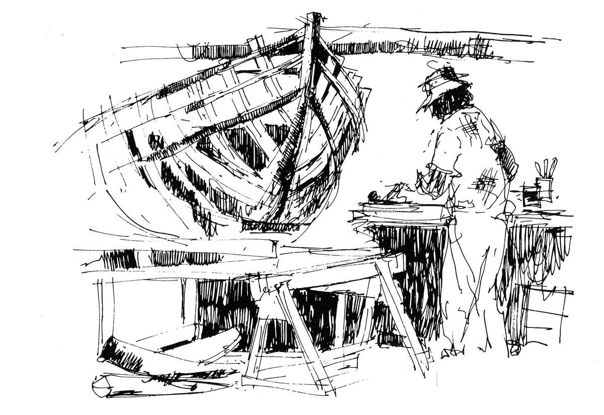 Boat Building sketch